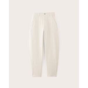 Everlane The Utility Barrel Pant Organic Cotton in Bone Sz 00 Regular